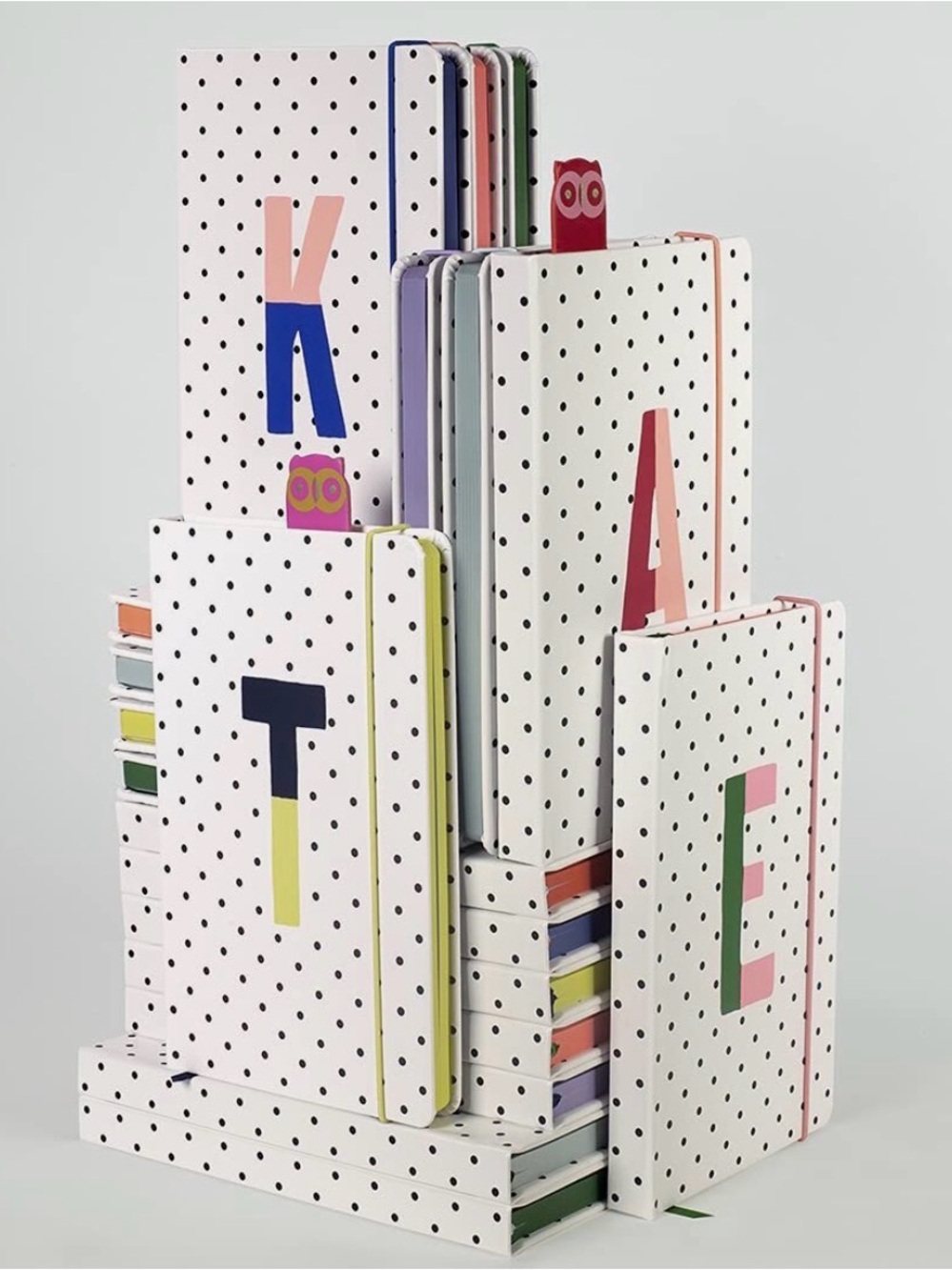 T is for… kate spade Polka Dot Monogram Notebook - Picture 4 of 5
